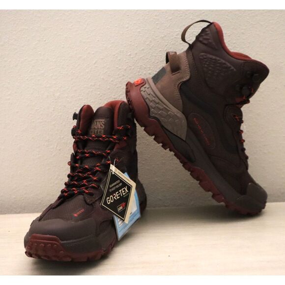 VANS Men's 8.5M Women's Sz 10M Brown MTE Crestline ADV GORE-TEX Waterproof Boots - Picture 1 of 10
